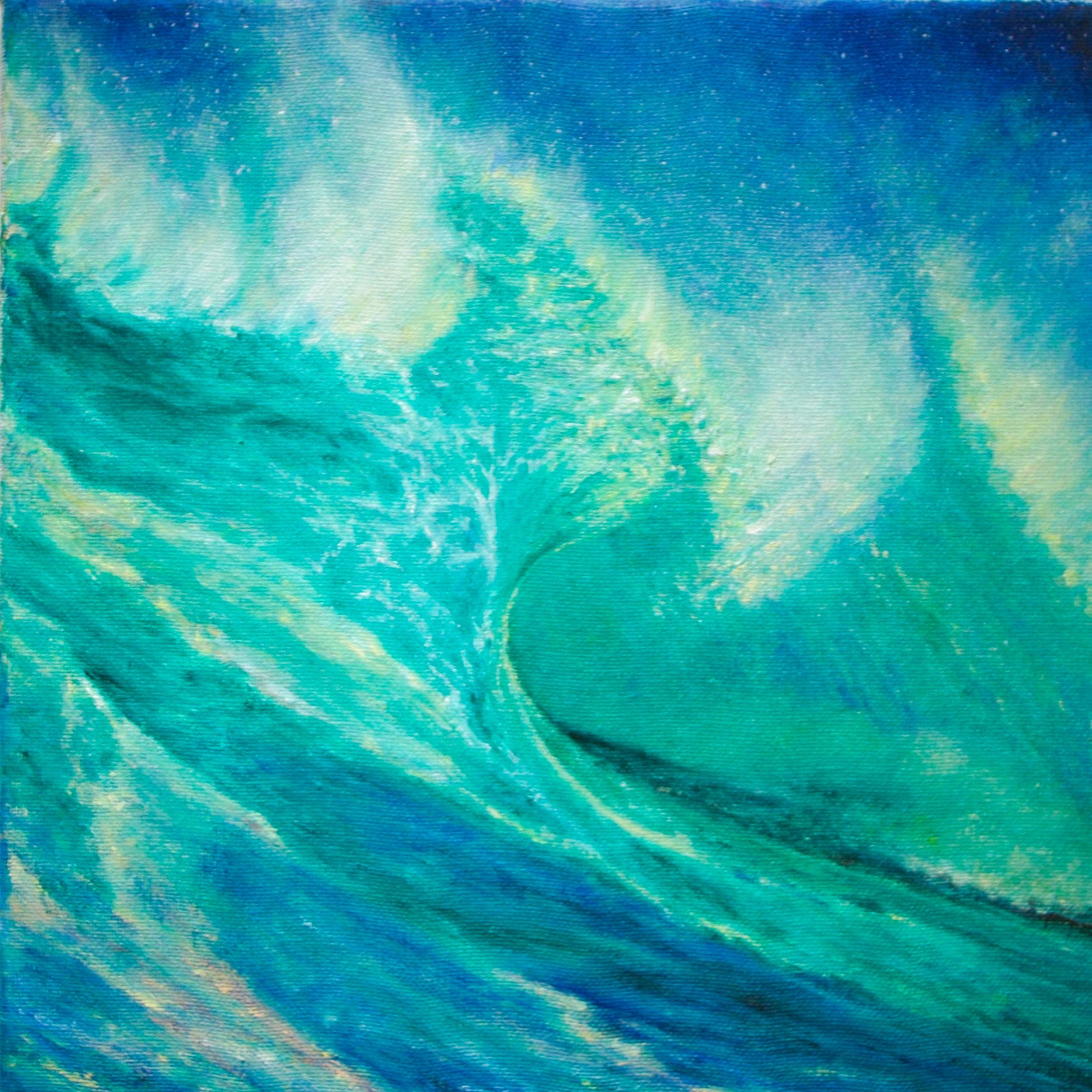 Poseidon's Plow Original Oil Painting Jill Cooper | Jill Cooper Artist